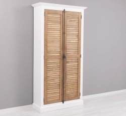 Dulap cu 2 usi, sistem inchidere tija, Colectia Shutter de la Studio Szel PS616 - Culoare Corp_P004 - Culoare Usi_P002 - DUBLU COLOR