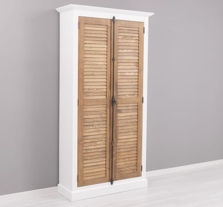Dulap cu 2 usi, sistem inchidere tija, Colectia Shutter de la Studio Szel PS616 - Culoare Corp_P004 - Culoare Usi_P002 - DUBLU COLOR