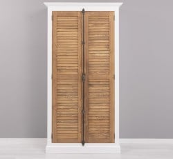 Dulap cu 2 usi, sistem inchidere tija, Colectia Shutter de la Studio Szel PS616 - Culoare Corp_P004 - Culoare Usi_P002 - DUBLU COLOR