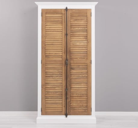 Dulap cu 2 usi, sistem inchidere tija, Colectia Shutter de la Studio Szel PS616 - Culoare Corp_P004 - Culoare Usi_P002 - DUBLU COLOR