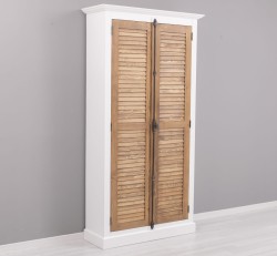Dulap cu 2 usi, sistem inchidere tija, Colectia Shutter de la Studio Szel PS616 - Culoare Corp_P004 - Culoare Usi_P002 - DUBLU COLOR