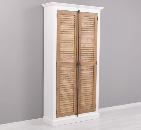 Dulap cu 2 usi, sistem inchidere tija, Colectia Shutter de la Studio Szel PS616 - Culoare Corp_P004 - Culoare Usi_P002 - DUBLU COLOR