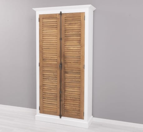 Dulap cu 2 usi, sistem inchidere tija, Colectia Shutter de la Studio Szel PS616 - Culoare Corp_P004 - Culoare Usi_P002 - DUBLU COLOR