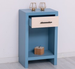 Noptiera cu 1 sertar Rustic Haven de la Studio Szel PS748 - Culoare Corp_P053 - Culoare Sertar_P095 - DUBLU COLOR