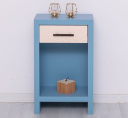 Noptiera cu 1 sertar Rustic Haven de la Studio Szel PS748 - Culoare Corp_P053 - Culoare Sertar_P095 - DUBLU COLOR