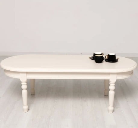 Masuta de cafea cu picioare strunjite de la Studio szel SPEC21660 - Culoare P015 - PAINT