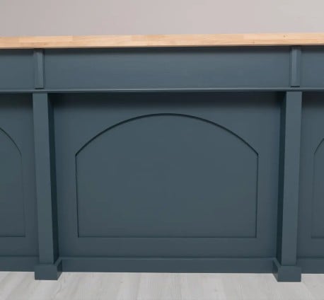 Mobilier pentru bar cu blat din lemnde la Studio Szel SPEC22183 - Culoare Top_P0 - Culoare Corp_P087 - DUBLU COLOR