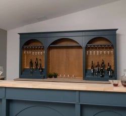 Mobilier pentru bar cu blat din lemnde la Studio Szel SPEC22183 - Culoare Top_P0 - Culoare Corp_P087 - DUBLU COLOR