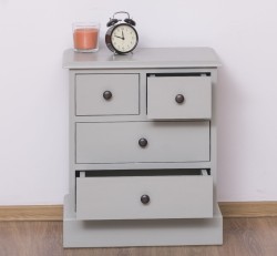 Noptiera cu 4 sertare de la Studio Szel PS123 - Culoare_P077 - VOPSIT