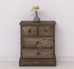 Noptiera cu 4 sertare de la Studio Szel PS123 - Culoare_P066 - PERIAT ADANC