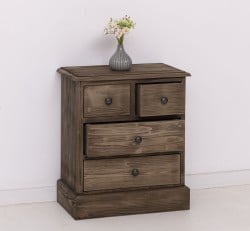 Noptiera cu 4 sertare de la Studio Szel PS123 - Culoare_P066 - PERIAT ADANC