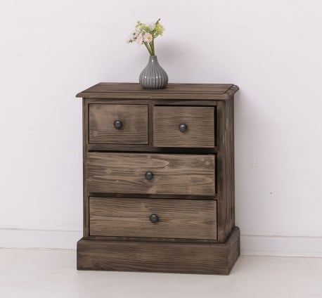 Noptiera cu 4 sertare de la Studio Szel PS123 - Culoare_P066 - PERIAT ADANC