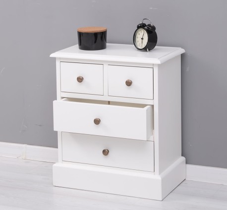Noptiera cu 4 sertare de la Studio Szel PS123 - Culoare_P039 - VOPSIT