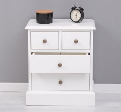 Noptiera cu 4 sertare de la Studio Szel PS123 - Culoare_P039 - VOPSIT