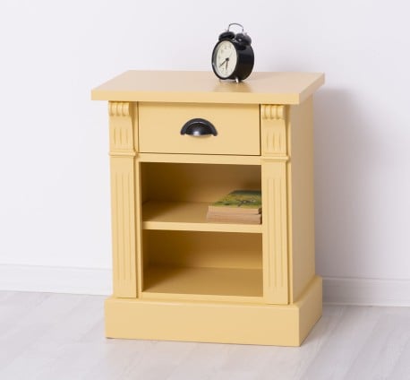 Noptiera cu 1 sertar si 1 polita, Colectia Directoire de la Studio Szel PS428 - Culoare_P050 - VOPSIT