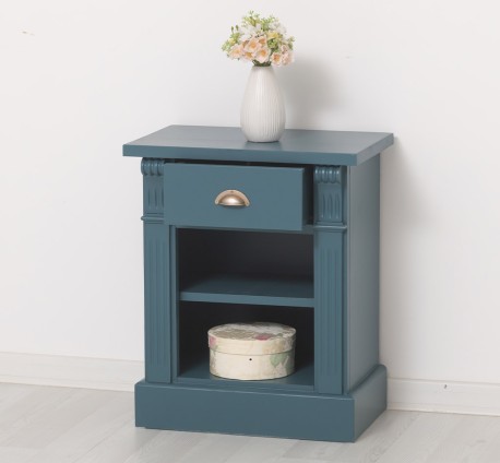 Noptiera cu 1 sertar si 1 polita, Colectia Directoire de la Studio Szel PS428 - Culoare_P051 - VOPSIT