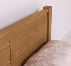 Pat cu tablie tip jaluzele 140x200cm, Colectia Shutter de la Studio Szel PS614 - Culoare_P002 - CERUIT