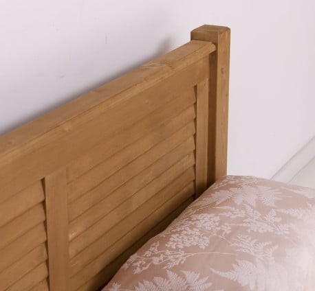 Pat cu tablie tip jaluzele 140x200cm, Colectia Shutter de la Studio Szel PS614 - Culoare_P002 - CERUIT