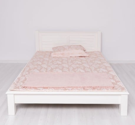Pat cu tablie tip jaluzele 140x200cm, Colectia Shutter de la Studio Szel PS614 - Culoare_P039 - VOPSIT