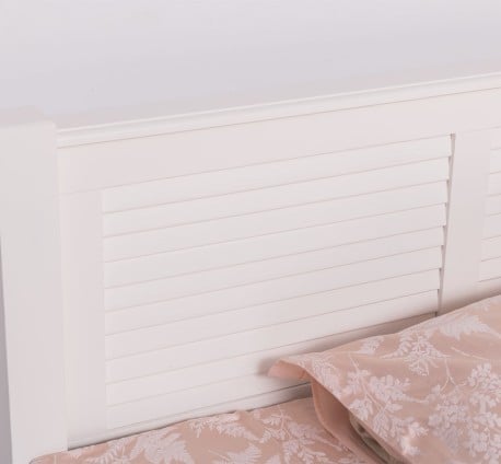 Pat cu tablie tip jaluzele 140x200cm, Colectia Shutter de la Studio Szel PS614 - Culoare_P039 - VOPSIT