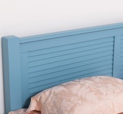 Pat cu tablie tip jaluzele 140x200cm, Colectia Shutter de la Studio Szel PS614 - Culoare_P053 - VOPSIT