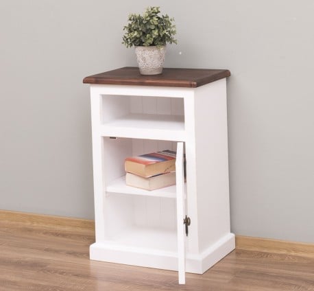 Noptiera cu 1 usa, spatiu deschis, Colectia Shutter de la Studio Szel PS615 - Culoare Top_P081 - Culoare Corp_P004A - DUBLU COLOR