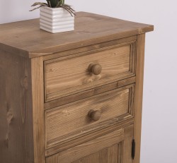 Comoda cu 2 sertare si 1 usa de la Studio Szel PS108 - Culoare_P001 - CERUIT