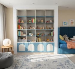 Biblioteca pentru copii cu fronturi arcuite – SPEC21531 – Culoare – P015_P053 - DOUBLE COLORED