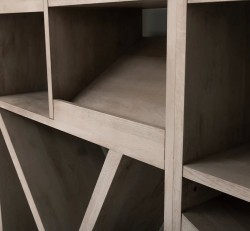 Sistem modern de rafturi pentru vin din stejar - SPEC20890