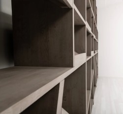 Sistem modern de rafturi pentru vin din stejar - SPEC20890