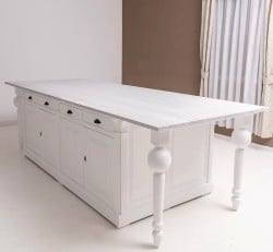 Insula de bucatarie cu blat din setjar de la Studio Szel – SPEC17311- Culoare_TopP080_P004 - VOPSIT