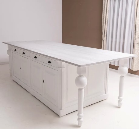 Insula de bucatarie cu blat din setjar de la Studio Szel – SPEC17311- Culoare_TopP080_P004 - VOPSIT