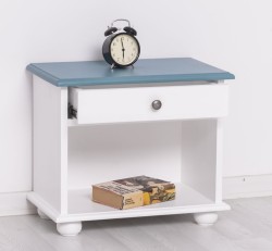 Noptiera cu 1 sertar si spatiu deschis de la Studio Szel - PS202 - Culoare Top_P008 - Culoare Corp_P004 - DUBLU COLOR