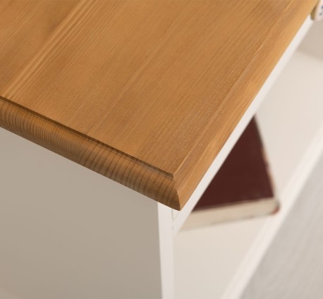 Noptiera cu 1 sertar si spatiu deschis de la Studio Szel - PS202 - Culoare Top_P002 - Culoare Corp_P039 - DUBLU COLOR