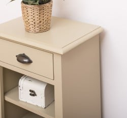 Noptiera cu 1 sertar si rafturi deschise de la Studio Szel PS474 - Culoare_P032 - VOPSIT