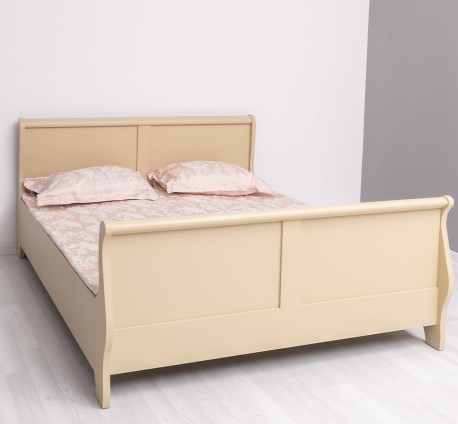 Pat cu 2 sertare, tip printesa 180x200cm de la Studio Szel PS61 - Culoare_P032 - VOPSIT