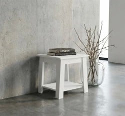Taburet cu picioare trapezoidale de la Studio Szel PS794 - Culoare_P004 - VOPSIT