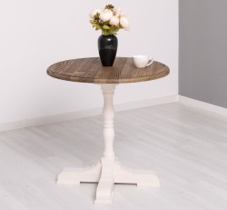 Masa de bar cu blat rotund 78cm de la Studio Szel PS673 - Culoare Top_P066 / Culoare Corp_P015 - DUBLU COLOR