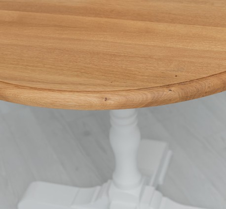 Masa de bar cu blat rotund 78cm, blat stejar de la Studio Szel PS673 - Culoare Top_P089 - Culoare Corp_P004 - DUBLU COLOR