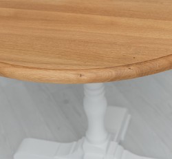 Masa de bar cu blat rotund 78cm, blat stejar de la Studio Szel PS673 - Culoare Top_P089 - Culoare Corp_P004 - DUBLU COLOR