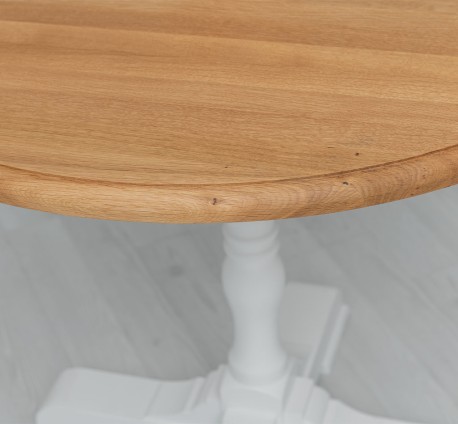 Masa de bar cu blat rotund 78cm, blat stejar de la Studio Szel PS673 - Culoare Top_P089 - Culoare Corp_P004 - DUBLU COLOR