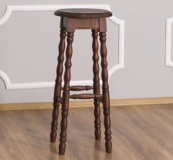 Scaun de bar cu picioare strunjite de la Studio Szel PS655 - Culoare_P081 - VOPSIT