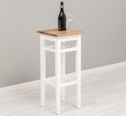 Scaun bar, blat stejar de la Studio Szel PS190 - Culoare TopP061 - Culoare Corp_P004A - DUBLU COLOR