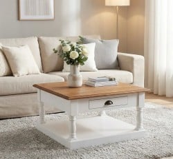 Masa cafea, blat stejar - PS583-TOP OAK-OLD