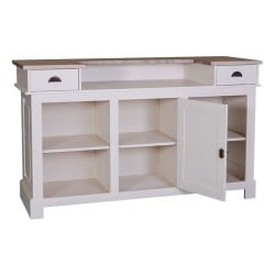 Bar 180cm, blat stejar de la Studio Szel PS1001-180 - Top Culoare_P037 - Corp Culoare_P015 -  DUBLU COLOR