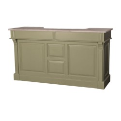 Bar 180cm, blat stejar de la Studio Szel PS1001-180 - Top Culoare_P035 - Corp Culoare_P054 - DUBLU COLOR