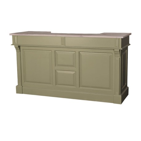 Bar 180cm, blat stejar de la Studio Szel PS1001-180 - Top Culoare_P035 - Corp Culoare_P054 - DUBLU COLOR