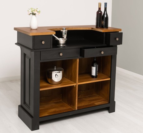 Bar mic 120cm de la Studio Szel PS1003 - Culoare Top_P084 - Culoare Ext._P003 - Culoare Int._P084 - DUBLU COLOR