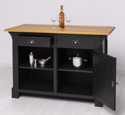 Tejghea cu 1 usa si 1 polita de la Studio Szel PS2003 - Culoare Top_P082 - Culoare Corp_P003 - DUBLU COLOR