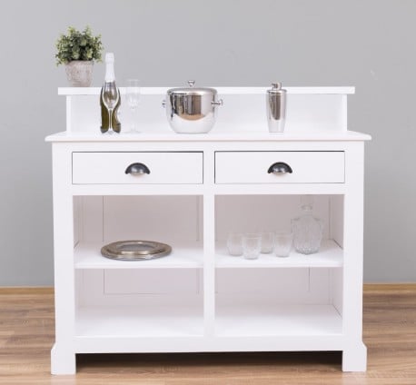 Bar cu 2 sertare, 2 compartimente deschise de la Studio Szel PS577 - Culoare_P004 - VOPSIT